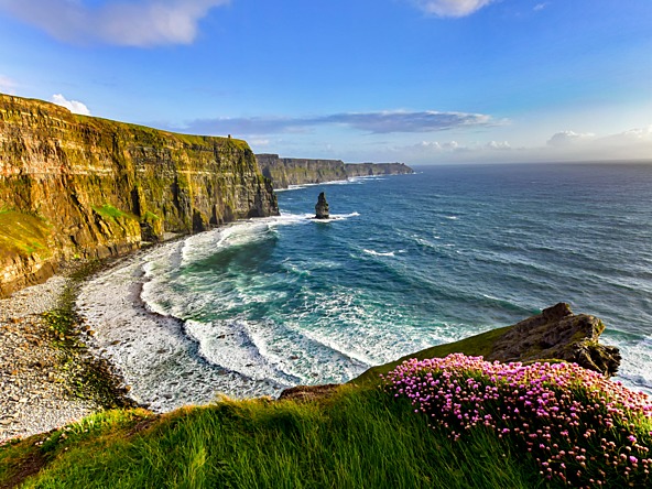 cliffs in Co. Clare, Ireland